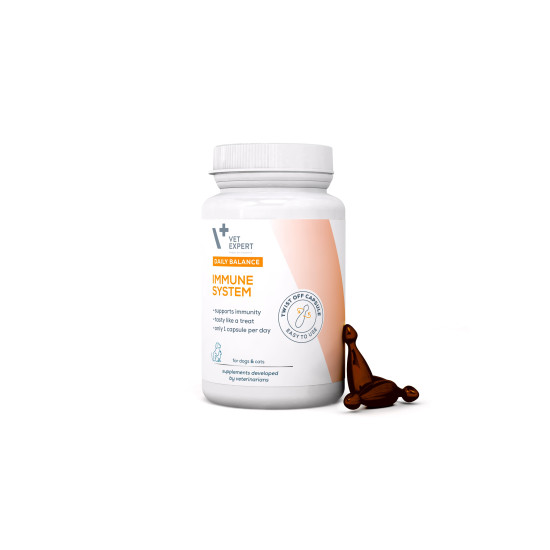 Complex pentru Cresterea Imunitatii, Vetexpert, Immune System, 50 capsule Complex pentru Cresterea Imunitatii, Vetexpert, Immune System, 50 capsule