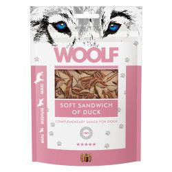 WOOLF DOG SNACKS Soft Sandwich of Duck 100g