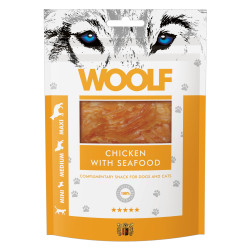 WOOLF DOG SNACKS Chicken and Seafood 100g WOOLF DOG SNACKS Chicken and Seafood 100g