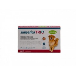 SIMPARICA TRIO 48MG (20.1- 40KG) 3 x comprimate masticabile