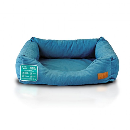 SOFA MAGNETIC CARE, Turcoaz, VetExpert, marimea L, 60 x 50 cm SOFA MAGNETIC CARE, Turcoaz, VetExpert, marimea L, 60 x 50 cm