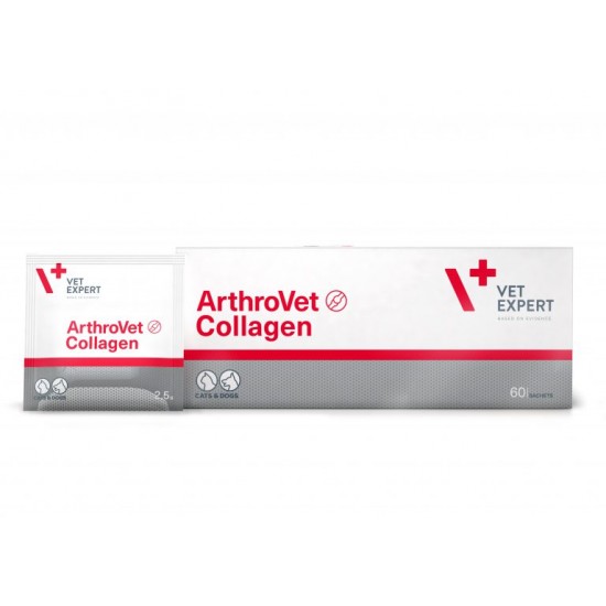 ArthroVet Collagen II 2.5 g, Vet Expert, 60 plicuri ArthroVet Collagen II 2.5 g, Vet Expert, 60 plicuri