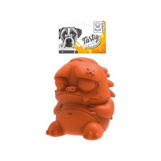 Jucarie pentru caini Rex cu dispenser de recompense M-PETS, portocaliu Jucarie pentru caini Rex cu dispenser de recompense M-PETS, portocaliu