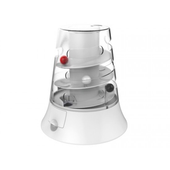 Jucarie pentru pisici VORTEX M-PETS, alb, diametru 19.7, inaltime 22 cm Jucarie pentru pisici VORTEX M-PETS, alb, diametru 19.7, inaltime 22 cm