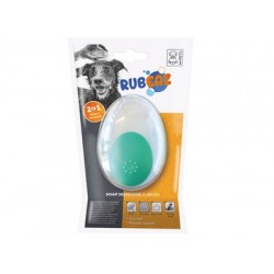 Perie cu dozator M-PETS, verde Perie cu dozator M-PETS, verde
