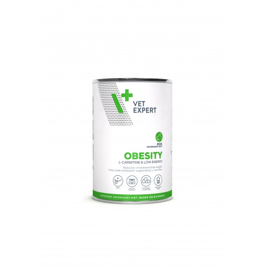 Dieta veterinara umeda 4T Obesity DOG, Vet xpert, 400 gr