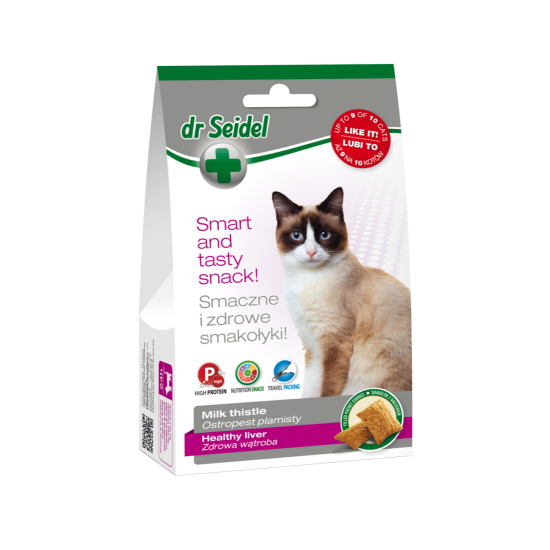 Cat Snack pentru sanatatea ficatului, Dr. Seidel, 50 g