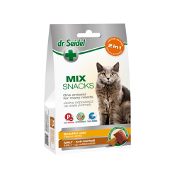 MIX Recompense Blana frumoasa & Malt (ghem de blana), pisica, Dr. Seidel, 50g