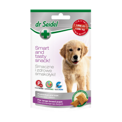 Recompense pentur catelusi de talie mare, Dr. Seidel, 90g Recompense pentur catelusi de talie mare, Dr. Seidel, 90g