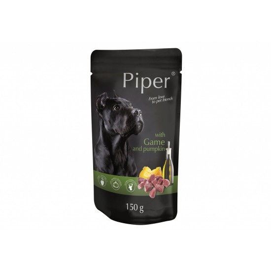 Hrana umeda Piper Adult, Vanat si Dovleac, 150 g Hrana umeda Piper Adult, Vanat si Dovleac, 150 g