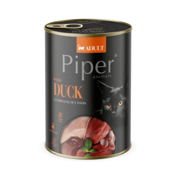 Hrana umeda pentru pisici PIPER CAT, rata, conserva 400g