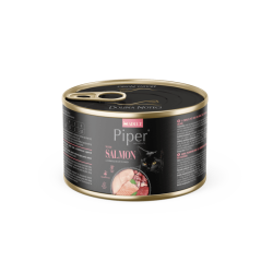 Hrana umeda pentru pisici PIPER CAT, somon, conserva 185g