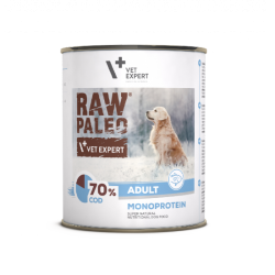 Hrana umeda pentru caini, adult, RAW PALEO, cod, 400 g