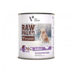 Hrana umeda pentru caini, adult, RAW PALEO, rata, 800 g