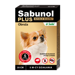 Zgarda antiparazitara caini,SABUNOL PLUS, 2-10 kg, 35 cm Zgarda antiparazitara caini,SABUNOL PLUS, 2-10 kg, 35 cm