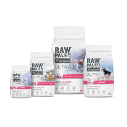 Hrană uscată pentru câini adulți Raw Paleo Ultra Pork, talie mică, 8 kg